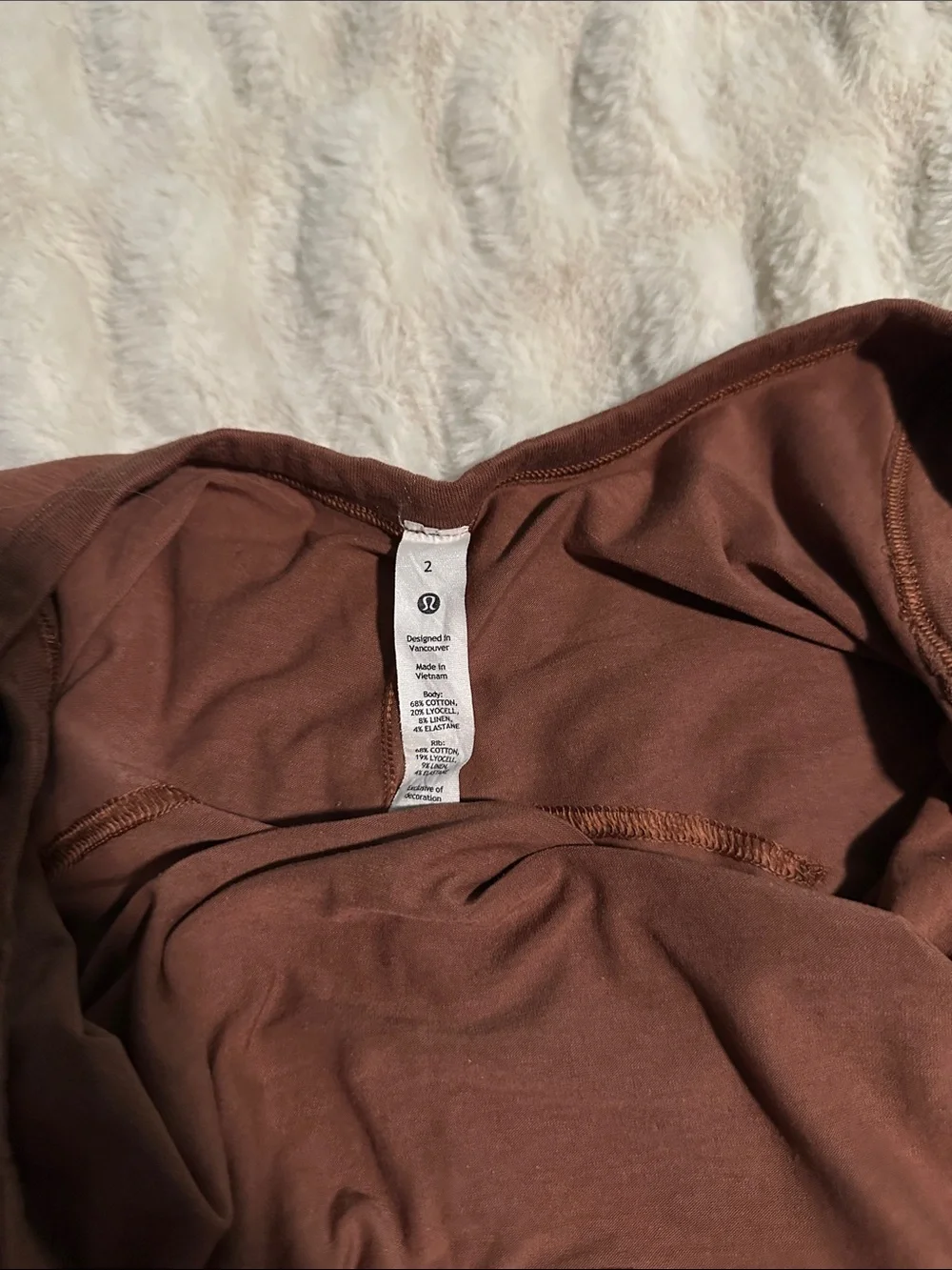 Brown LULULEMON tank dress size 2